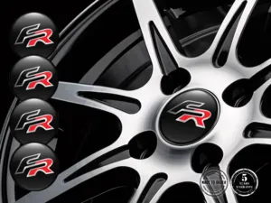 Seat Pegatinas de Aro Edición Mejora de Cúpula de Epoxi